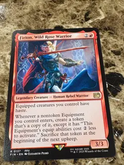 FIRION, WILD ROSE WARRIOR Magic MTG Final Fantasy - Image 1