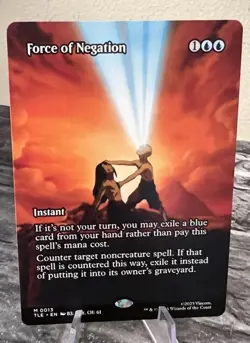 Force of Negation #0013 MTG Avatar TLE (NM) Mythic SOURCE MATERIAL. SHIPS FREE! - Image 1