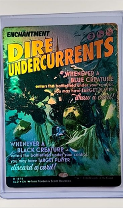 MTG Magic The Gathering SLD Secret Lair Drop Poster Foil 1578 Dire Undercurrents - Image 1