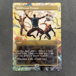 Multiversal Passage #206 Borderless Non-Foil MTG. Spider-Man SPM. - Image 1