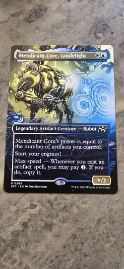 Mendicant Core, Guidelight (Borderless) Aetherdrift Regular Rare MTG NM - Image 1