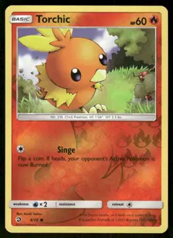 Pokemon Tcg Torchic [Reverse Holo] #4 Pokemon Dragon Majesty LP - Image 1