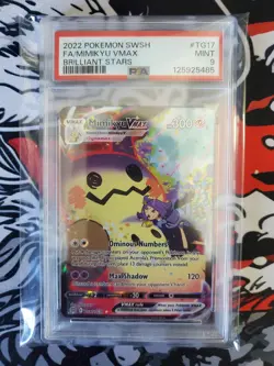 2014 Pokemon SWSH Brilliant Stars Mimikyu Vmax #TG17 Brilliant Stars PSA 9 - Image 1