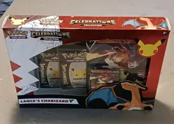 Pokemon TCG Celebrations Collection Box Lance's Charizard v Oversize (2021) - Image 1
