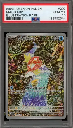 Pokemon Magikarp Paldea Evolved Illustration Rare #203 PSA 10 Gem Mint - Image 1