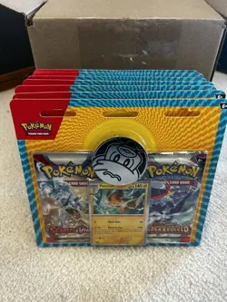 7 - Pokemon: Scarlet & Violet Paldea Evolved Blister Pack Pawmot 2 Pack Blister - Image 1