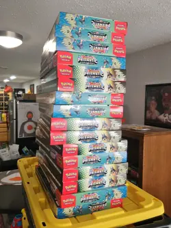 Pokemon TCG Prismatic Evolutions Lucario ex and Tyranitar ex Premium Collection - Image 3