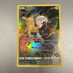 Pikachu TG05/TG30 Ultra Rare Pokemon TCG Lost Origin Trainer Gallery NM - Image 1