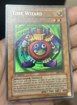Yu-Gi-Oh! TCG Time Wizard Metal Raiders MRD-065 1st Edition -NM - Image 1