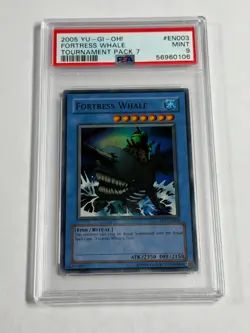 PSA 9 MINT Fortress Whale TP7-EN003 Super Rare Promo *0106 Yugioh - Image 1