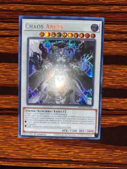 YUGIOH! Chaos Angel MP24-EN086 Prismatic Secret Rare 1st Edition NM - Image 1