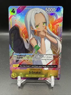 S-Snake (Alt Art) OP13-114 R Carrying on His Will - ONE PIECE Card Game ENGLISH - Image 1