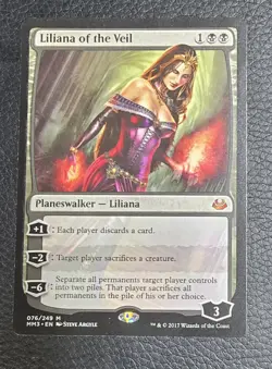 Liliana of the Veil Modern Masters 2017 Regular MTG NM Magic Card - Image 1