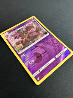 Pokemon Nidoking TCG Sun & Moon Team Up Card 59/181 Reverse Holo NM - Image 3