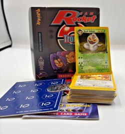 Pokemon Cards - Trouble Theme Deck - Opened Complete - Team Rocket Dark Arbok - Image 1