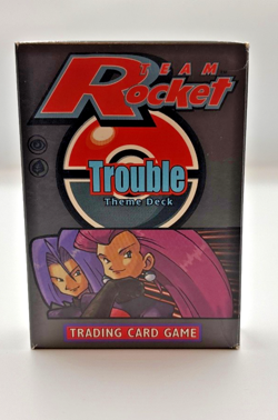 Pokemon Cards - Trouble Theme Deck - Opened Complete - Team Rocket Dark Arbok - Image 2