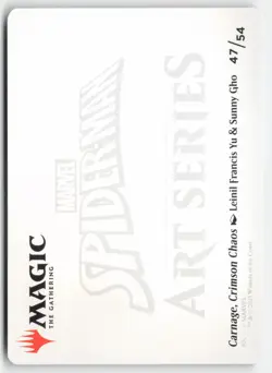 MTG - Carnage, Crimson Chaos Art Card (Gold-Stamped Planeswalker Symbol) NM - Image 2