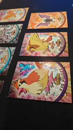 2000 Pokemon Topps Chrome TV Animation Series 1 - 10 Card LOT FOILS NM/LP - Image 3