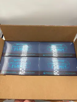 Pokemon Cards - Opened Phantasmal Flames Pokemon Center ETB Case - Elite Trainer - Image 1