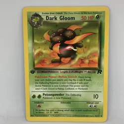 Dark Gloom 1st Edition 36/82 Team Rocket Pokemon Card Near Mint NM English - Image 1