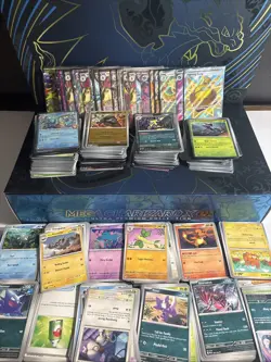 Pokemon Bulk Lot - 800+ Cards (EX, FA. Holos Etc..) Mega,Sparks, Destined & UPC - Image 1