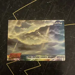 THE FUTURE LOOKS BRIGHT #41 - TOPPS BLUE Logo - THE FIRST MOVIE POKEMON CARD - Image 1