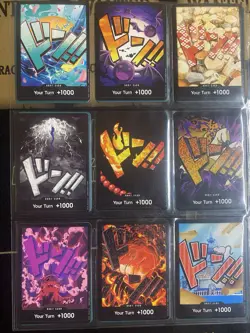 One Piece TCG 9x PRB Don Cards - Image 1