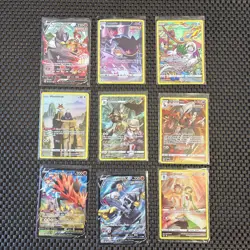 Pokemon Card Lot 9 Cards - Image 1