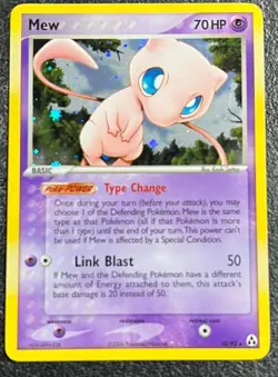 Mew - Legend Maker Pokemon Card TCG 10/92 - Rare Holo Near Mint - Image 1
