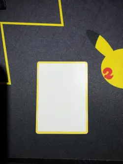 Yellow Border Pokemon Blank Filler Card Error Card - Image 1