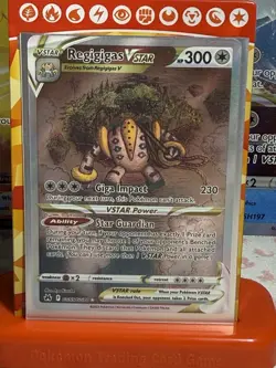 Regigigas VSTAR Crown Zenith: Galarian Gallery Ultra Rare Card GG55/GG70 - Image 2