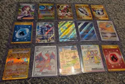 50+ of my best pokemon cards. Charizard, iron hands, ex full art alt. art, gold - Image 1
