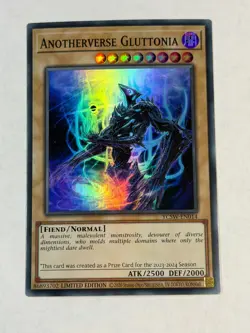 Yugioh Anotherverse Gluttonia YCSW-EN014 Super Rare Prize Card Promo NM #7 - Image 1