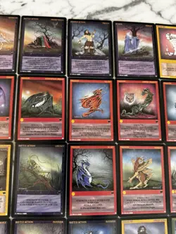 Huge Lot 89 Vintage WYVERN CCG Expansion Set Cards NICE!! - Image 4