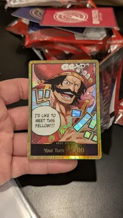 One Piece Gol.D.Roger GOLD DON!! Card (OP-13) English - Image 1
