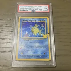 PSA 9 Shining Magikarp 64/64 Classic Collection Celebrations Pokemon Card 2021 - Image 1