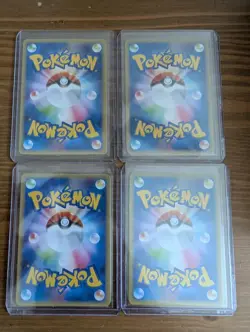 Pokemon Trainer Girls Goddess Story Sexy Anime Girl Waifu 4 Foil Card Set - Image 2