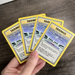 Cerulean City Gym Trainer 108/132 Gym Heroes Pokemon Card English 4x - Image 1