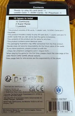 One Piece Card Game English Starter Deck 8 ST-08 Monkey.D.Luffy - Image 2