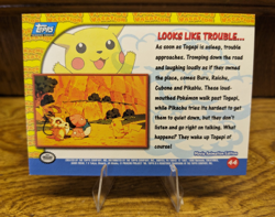 Looks Like Trouble Pikachu's Vacation Pokemon Card #44 Buru,Raichu,Cubone,Marill - Image 2