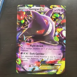 JUMBO Gengar EX Oversized Card 34/119 XY Phantom Forces Pokemon NM - Image 1