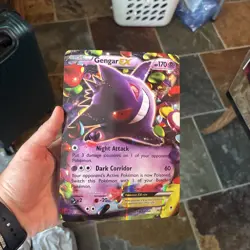 JUMBO Gengar EX Oversized Card 34/119 XY Phantom Forces Pokemon NM - Image 3