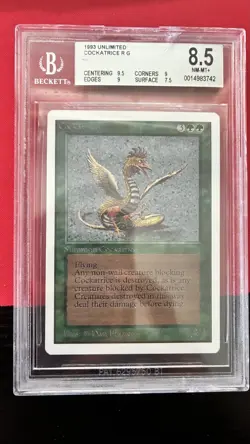 1 Cockatrice - Unlimited - BGS 8.5 - MtG FREE SHIPPING - Image 1