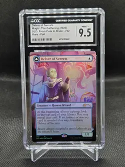 MTG SLD From Cute to Brute Foil Delver of Secrets 722 CGC Mint+ 9.5 - Image 1