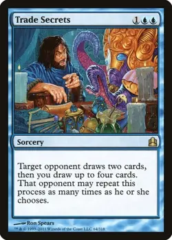 Trade Secrets | Lightly Played LP Commander Rare Magic MtG - Image 1