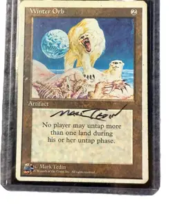 1995 MTG Winter Orb - Signed by Artist Mark Tedin - Vintage Fourth Edition - Image 1