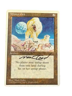 1995 MTG Winter Orb - Signed by Artist Mark Tedin - Vintage Fourth Edition - Image 2