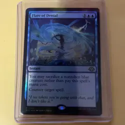 1x Flare of Denial - Foil NM English Modern Horizons 3 MTG Magic - Image 1