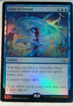 MTG Foil Flare of Denial #0062 NM Modern Horizons 3 MH3 Magic the Gathering - Image 1
