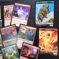 Whole COMMANDER Magic Deck MTG - Temur Mythic Rare ***ELEMENTALS*** Tribal Fun - Image 4